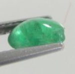 Good Price Rare Beutiful Medium Green Emerald 0,60 carat Oval Cabochon Cut (*) from Zambia Purchase Now!
