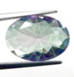Good Price Top Lustrous Multi Color Playful Mystic Topaz 3,61 carat Oval Cut Very Fine Quality Exciting Material for Jewelry Makers Buy Now!