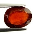 Billigt Pris Rödaktigt Orange Hessonit Granat 1,76 carat Oval Slipning Härlig Färg från Afrika Köp Nu!