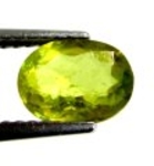 Bra Pris Mycket Vacker Neon Gulgrön Sphene (Titianit) 1,29 carat Oval Slipad Mycket Fin Kvalitet & Lyster från Madagaskar Köp Nu!