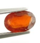 Billigt Pris Rödaktigt Orange Hessonit Granat 1,17 carat Oval Slipning Härlig Färg från Afrika Köp Nu!