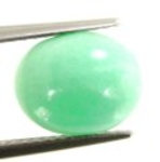Bra Pris Mycket Fin Grön Krysopras 2,49 carat Oval Cabochon Slipning Bra Kvalite & Jämn Färg från Afrika Köp Nu!