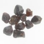 Good Price Parcel 10 pcs Untreated Rare Rough Uncut Deep Redish Brown Zircon 46,06 carat Natural Crystal Goodlooking Cubic Shape from Africa Purchase Now!