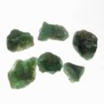 Bra Pris Parti 6 st Fin Rå Oslipad Grön Apatit 49,25 carat Naturlig Kristall från Madagaskar Köp Nu!
