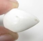 Bra Pris Mycket Fin Intressant Scolecit 18,74 carat Dropp Cabochon Slipning Fin Kvalitet Spännande Samlar sten från Indien Köp Nu!