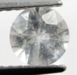 Bra Pris Mycket Vacker Obehandlad Goshenit (Vit Beryll) 0,54 carat Rund Slipning Mycket Bra Kvalitet & Lyster från Brasilien Köp Nu!