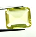 Good Price Best Quality Vivid Yellow Lemon Quartz 8,66 carat Octagon Cut Top Luster & Color Perfect for Collectors & Jewelers from India Buy Now!