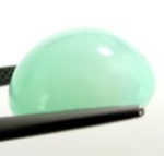 Bra Pris Mycket Fin Grön Krysopras 8,52 carat Oval Cabochon Slipning Bra Kvalite & Jämn Färg från Afrika Köp Nu!