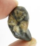 Bra Pris Hög Intressant Rå Oslipad Äkta Korssten (Andalusit) 30,00 Carat Naturligt Kors Mönster Nodul Bit Intressant Sällsynt samlarsten från Brasilien Köp Nu!