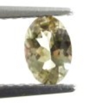 Bra Pris Mycket Sällsynt Intensiv Gul Zoisit 0,42 carat Oval Slipad Mycket Bra Lyster & Kvalitet från Tanzania Köp Nu!