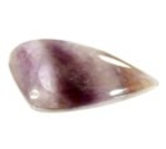 Bra Pris Vacker Vit Violett Kvarts Bandad Ametist 34,93 carat Fancy Cabochon Slipning Bra Kvalitet & Lyster från Brasilien Köp Nu!