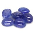 Bra Pris Parti 6 st Violett Blå Tanzanit 11,09 carat Oval Cabochon Slipning Mycket Fin Från Tanzania Köp Nu!