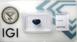 Bra Pris Certifierad Mycket Fin Kvalitet Djup Blå Safir 1,15 carat Hjärt Slipning Härlig Färg & Lyster från Australien Köp Nu!