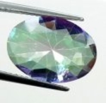 Good Price Top Lustrous Multi Color Playful Mystic Quartz 3,55 carat Oval Cut Very Fine Quality Exciting Material for Jewelry Makers Buy Now!