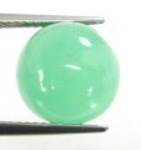 Bra Pris Mycket Fin Grön Krysopras 6,15 carat Rund Cabochon Slipning Bra Kvalite & Jämn Färg från Afrika Köp Nu!