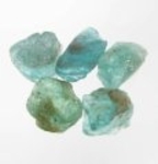 Parti 5 st Bra Pris Fin Oslipad Ljus Blågrön Apatit 22,45 carat Transparent Naturlig Kristall fr Madagaskar Köp Nu!