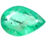 Bra Pris Mycket Fint Grön Zambisk Smaragd 0,33 carat Dropp Fasett Slipning Prisvärd Enkel Kvalitet Köp Nu!