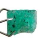 Bra Pris Rå Oslipad Mycket Sällsynt Intensiv Blåaktigt Grön Smargad Kristall 1,41 carat Naturlig Kristall Transparent från Colombia Köp Nu!
