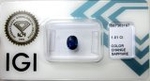 Bra Pris Certifierad Mycket Sällsynt Färgväxlande Safir 1,01 carat Oval Slipning Bästa Kvalitet & Färg från Tanzania Köp Nu!