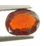 Billigt Pris Rödaktigt Orange Hessonit Granat 1,07 carat Oval Slipning Härlig Färg från Afrika Köp Nu!