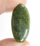 Bra Pris Mycket Fin Kvalitet Kanadensisk Grön Nefrit Jade 28,89 carat Oval Cabochon Slipning Fin Färg & Translucent Köp Nu!