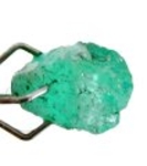 Bra Pris Rå Oslipad Mycket Sällsynt Intensiv Blåaktigt Grön Smargad Kristall 1,59 carat Naturlig Kristall Transparent från Colombia Köp Nu!