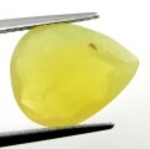 Good Price Very Nice Yellow Opal 3,66 carat Pear Facet Cut Good Colour & Quality from Mexico Purchase Now!