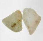 Bra Pris Parti 2 st Fin Kvalitet Rå&Oslipad Topas 122 carat Naturlig Kristall Fluvialt Matrial från Brasilien Köp Nu!
