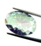Good Price Top Lustrous Multi Color Playful Mystic Topaz 3,34 carat Oval Cut Very Fine Quality Exciting Material for Jewelry Makers Buy Now!