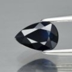 Bra Pris Fin Kvalitet Djup Blå Safir 0,89 carat Dropp Slipning Härlig Färg&Lyster fr Australien Köp Nu!