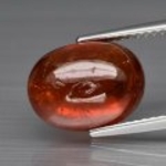 Bra Pris Sällsynt Orange Spessartit Granat 7,33 carat Oval Cabochon Slipning Bra Lyster från Namibia Köp Nu!