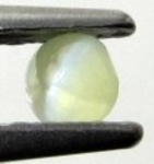 Bra Pris Vacker Mycket Sällsynt Krysoberyll Kattöga 0,13 carat Rund Cabochon Slipning Samlarsten Skarpt Öga från Sri Lanka Köp Nu!
