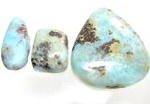 Good Price Parcel 3 pcs Rare Blue Larimar 82,76 carat Mix Cabochon Cut from Dominican Republic Purchase Now!