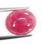 Good Price Very Nice Quality Treated Redpink Ruby 5,46 carat Oval Cut Cabochon From Madagascar Purchase Now!