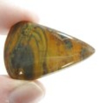 Bra Pris Vacker Mönstrad Ocean Jaspis 40,80 carat Fancy Dropp Cabochon Slipad Mycket Bra Kvalitet & Färg från Madagaskar Köp Nu!