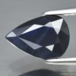 Bra Pris Fin Kvalitet Djup Blå Safir 1,30 carat Dropp Slipning Härlig Färg&Lyster från Tanzania Köp Nu!
