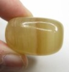 Bra Pris Mycket Vacker Trumlad Polerad Honung Kalcit 31,54 gram Translucent Bra Kvalitet & Färg från Brasilien Köp Nu!