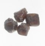 Good Price Parcel 4 pcs Untreated Rare Rough Uncut Deep Redish Brown Zircon 21,65 carat Natural Crystal Goodlooking Cubic Shape from Africa Purchase Now!