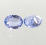 Good Price Parcel 2 pcs Violetish Blue Tanzanite 0,33 carat Oval Facet Cut Very Nice from Tanzania Purchase Now!