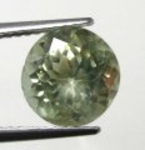 Bra Pris Sällsynt Mycket Fin Gulaktigt Grön Diopsid 2,77 carat Rund Slipning Bra Kvalitet & Lyster från Sri Lanka Köp Nu!