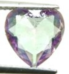 Bra Pris Topp Lystrande Multi Färgspelande Mystik Kvarts 1,95 carat Hjärt Slipning Mycket Fin Kvalitet Spännande Matrial för Smyckestillverkare Köp Nu!
