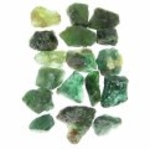 Bra Pris Parti 17 st Fin Rå Oslipad Grön Apatit 129,00 carat Naturlig Kristall från Madagaskar Köp Nu!