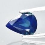 Bra Pris Obehandlad Mycket Fin Grönaktigt Blå Safir 1,11 carat Dropp Slipning Topp Färg & Lyster från Australien Köp Nu!