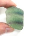 Bra Pris Mycket Fin Randig Grön Violett Mix Färg Fluorit 49,1 gram Naturlig Kristall Brottstycke Transparent Bästa Kvalitets Matrial från Kina Köp Nu!