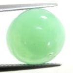 Bra Pris Mycket Fin Grön Krysopras 7,66 carat Oval Cabochon Slipning Bra Kvalite & Jämn Färg från Afrika Köp Nu!