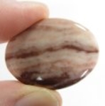 Bra Pris Vacker Mönstrad Brun Kokosnöt Jaspis 38,17 carat Oval Cabochon Slipad Mycket Bra Kvalitet & Färg från Madagaskar Köp Nu!