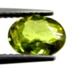 Bra Pris Mycket Vacker Neon Gulgrön Sphene (Titianit) 1,38 carat Oval Slipad Mycket Fin Kvalitet & Lyster från Madagaskar Köp Nu!