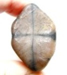 Good Price Tumbled Polished Genuine Chiastolite (Andalusite) 56,48 Gram Natural Clear Cross Pattern Interesting Collectors Stone from Brazil Purchase Now!