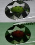 Bra Pris Mycket Sällsynt Topp Grön Krom Turmalin 0,52 carat Oval Slipning Fin Kvalitet från Mozambique Köp Nu!