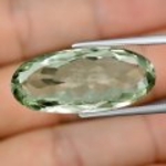 Good Price Beutiful Prasiolite (Green Amethyst) 12,67 carat Oval Cut Very Nice Luster & Quality from Brazil Purchase Now!